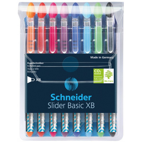 Wholesale Schneider Slider XB Ballpoint Pen (Extra Bold, Mix Colors)